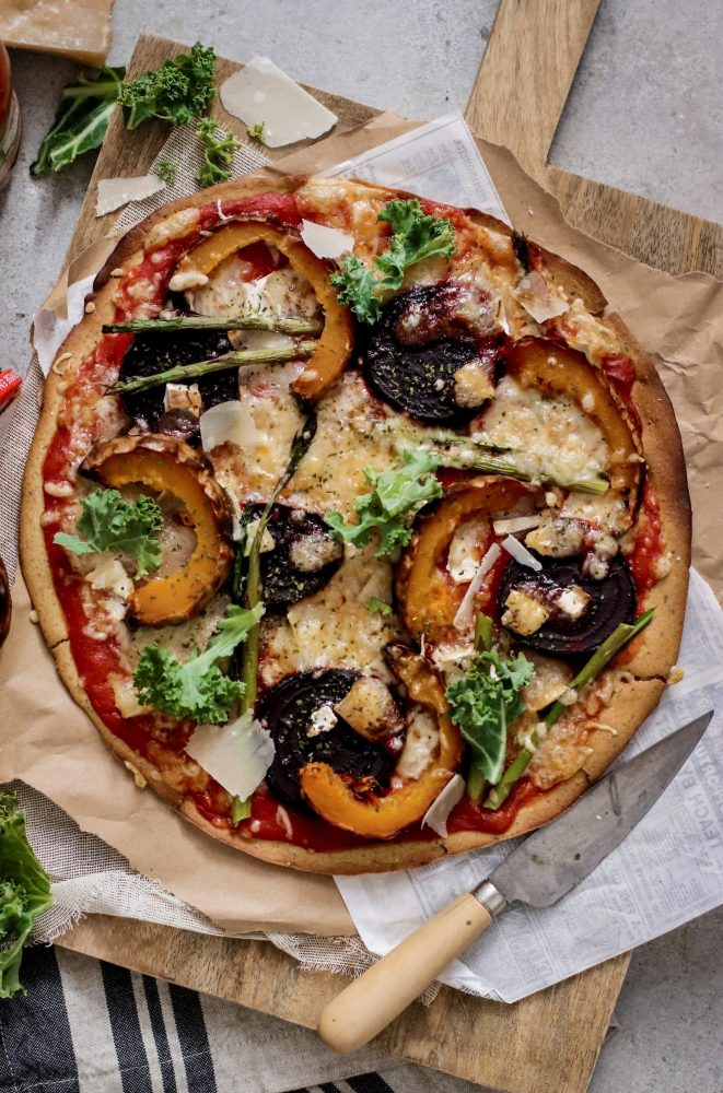 pizza saludable y deliciosa