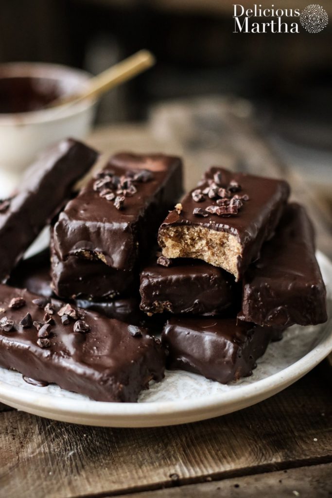 Barritas De Coco Y Mantequilla De Cacahuete | Delicious Martha