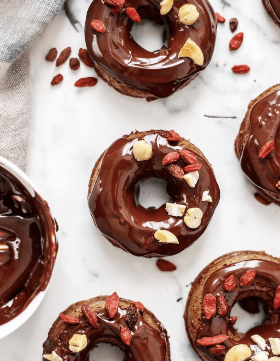 Donuts veganos sin azúcar