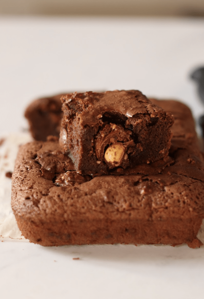 brownie de Ferrero Rocher